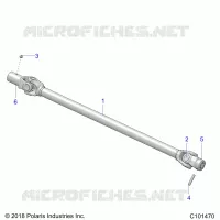 SYSTÃˆME DE TRANSMISSION, PROP SHAFT, FRONT