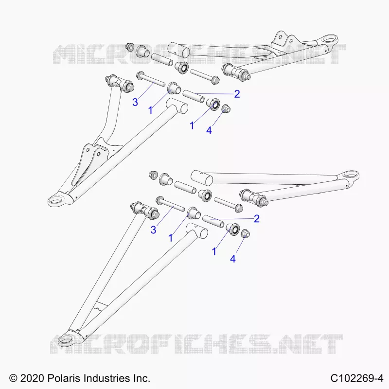 SUSPENSION AVANT A-ARM, MOUNTING- A21SVE95KK (C102269-4)