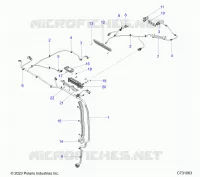 ELECTRICITE, WIRE HARNESS, ROOF