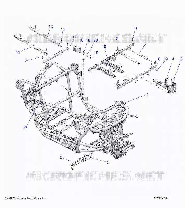 CHASSIS, MAIN CADRE