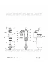 SUSPENSION, AMORTISSEUR AVANT TRACK