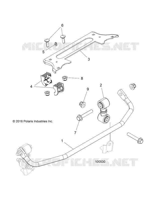 SUSPENSION, BARRE STABILISATRICE AVANT