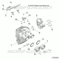 ENGINE, INTAKE AND CORPS DE PAPILON