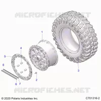 ROUES, REAR