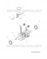 ENGINE, PISTON AND VILEBREQUIN
