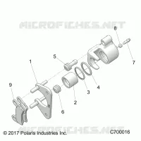 FREIN ARRIERE CALIPER