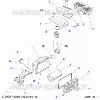 ENGINE, PRISE D'AIR SYSTEM