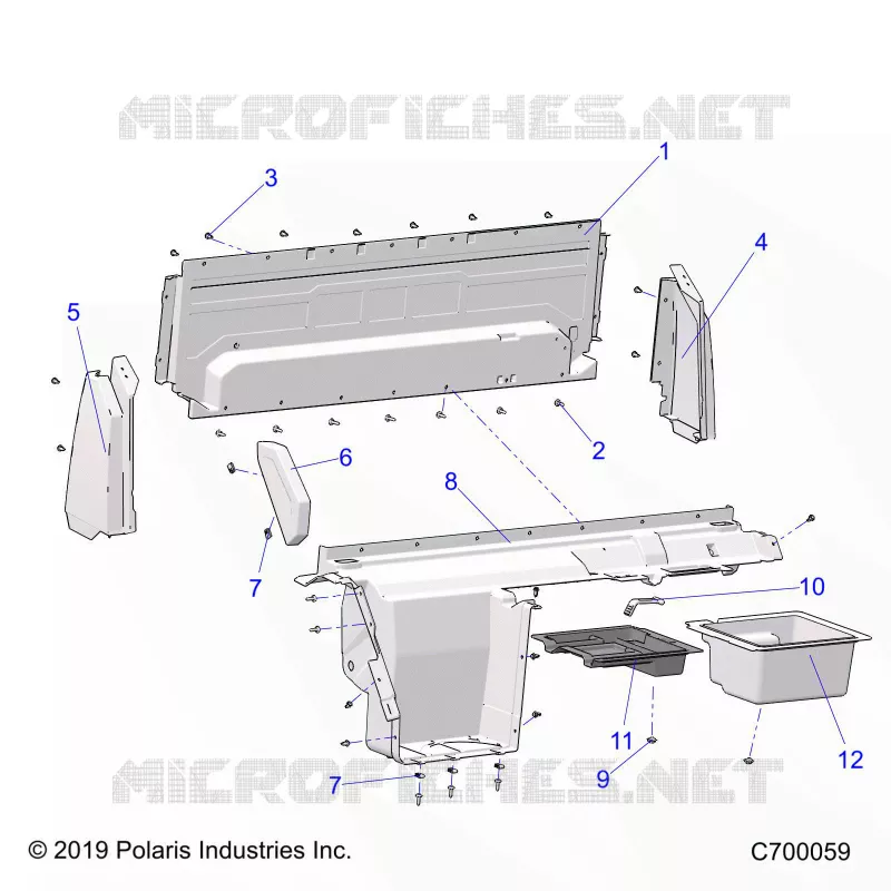 CARROSSERIE ARRIERE CLOSEOFF, AND FENDERS
