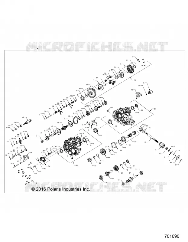 DRIVE TRAIN, PONT PRINCIPAL INTERNALS