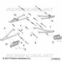 SUSPENSION AVANT CONTROL ARMS