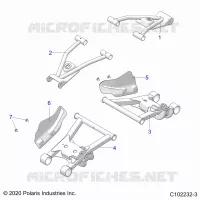 SUSPENSION ARRIERE CONTROL ARMS