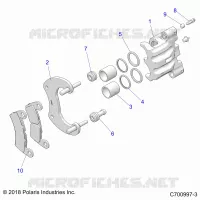 BRAKES, ETRIER DE FREIN ARRIERE