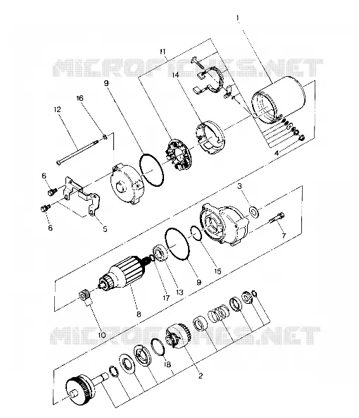 DEMARREUR ASSEMBLY (4914771477036A)