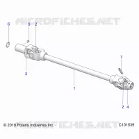 DRIVE TRAIN, ARBRE DE TRANSMISSION AVANT