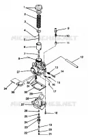 CARBURATEUR 440 E942760 and 440 SKS E942560 (49273927390036)