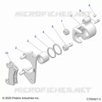 BRAKES, ETRIER DE FREIN ARRIERE