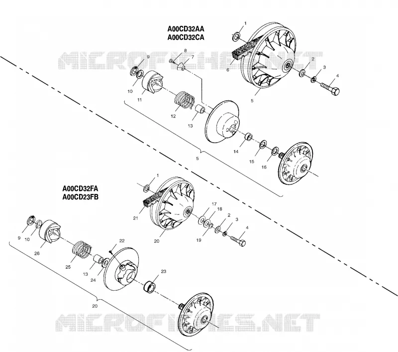 EMBRAYAGE DE TRANSMISSION