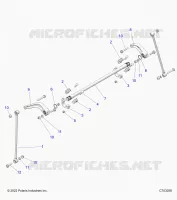 SUSPENSION, REAR BARRE STABILISATRICE