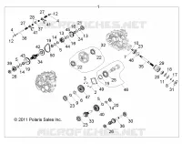 SYSTÈME DE TRANSMISSION, PONT PRINCIPAL INTERNALS