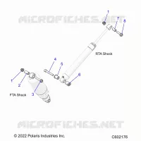 SUSPENSION, SUPPORT AMORTISSEUR , REAR SUSP.