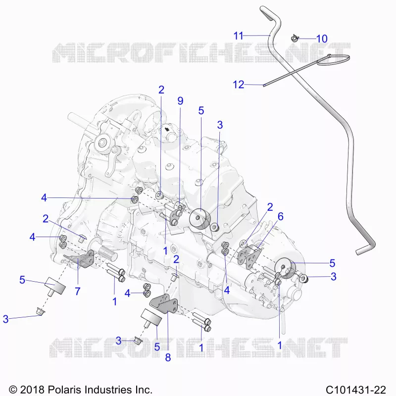 ENGINE, TRANSMISSION MOUNTING & LONG BLOCK