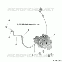 DRIVE TRAIN, FRONT SUPPORT PONT