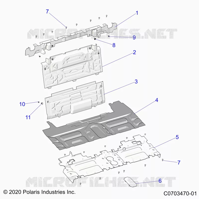 CARROSSERIE ARRIERE CLOSEOFF, CENTER PANELS