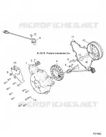 ENGINE, STATOR AND VOLANT MOTEUR