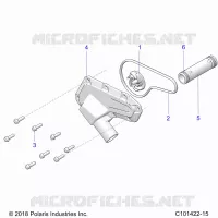 MOTEUR, WATERPUMP IMPELLER AND COVER
