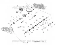 SYSTÈME DE TRANSMISSION, PONT PRINCIPAL INTERNALS