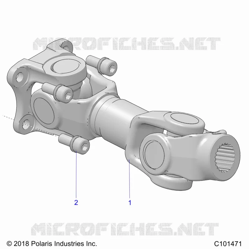 DRIVE TRAIN, PROP ARBRE DE TRANSMISSION ARRIERE