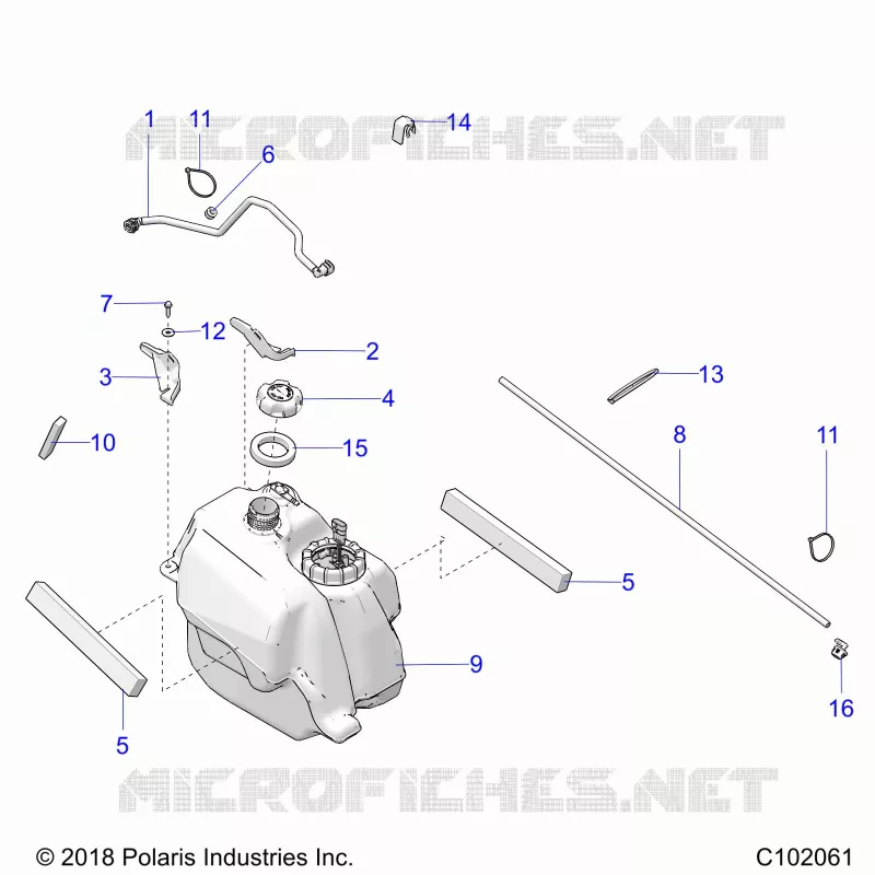 SYSTÃˆME D'ALIMENTATION, FUEL TANK ASM.