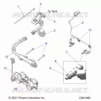SYSTÃˆME D'ALIMENTATION, RAIL, LINES AND THROTTLE BODY