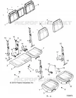 SIEGE, REAR 60/40