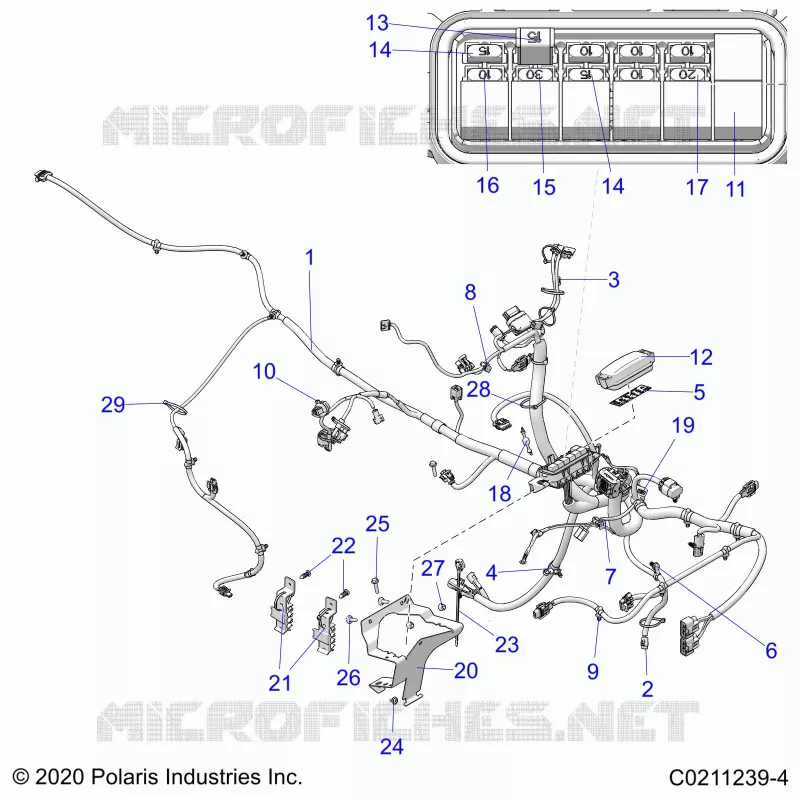 ELECTRICITE, MAIN WIRE HARNESS