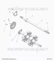DRIVE TRAIN, JACKSHAFT AND ARBRE DE TRANSMISSION