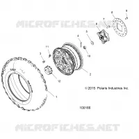 ROUES, FRONT TIRE AND BRAKE DISC