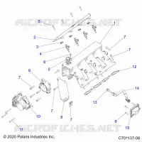 ADMISSION MANIFOLD, FUEL RAIL AND RELATED
