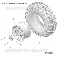 OPT, MACHINED BLACK, ALUMINUM ROUE AVANTS