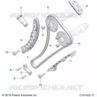 CHAINE DE DISTRIBUTION AND SPROCKET