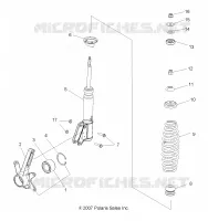 SUSPENSION AVANT SUPPORT