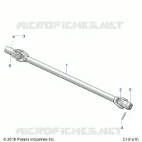 SYSTÃˆME DE TRANSMISSION, PROP SHAFT, FRONT