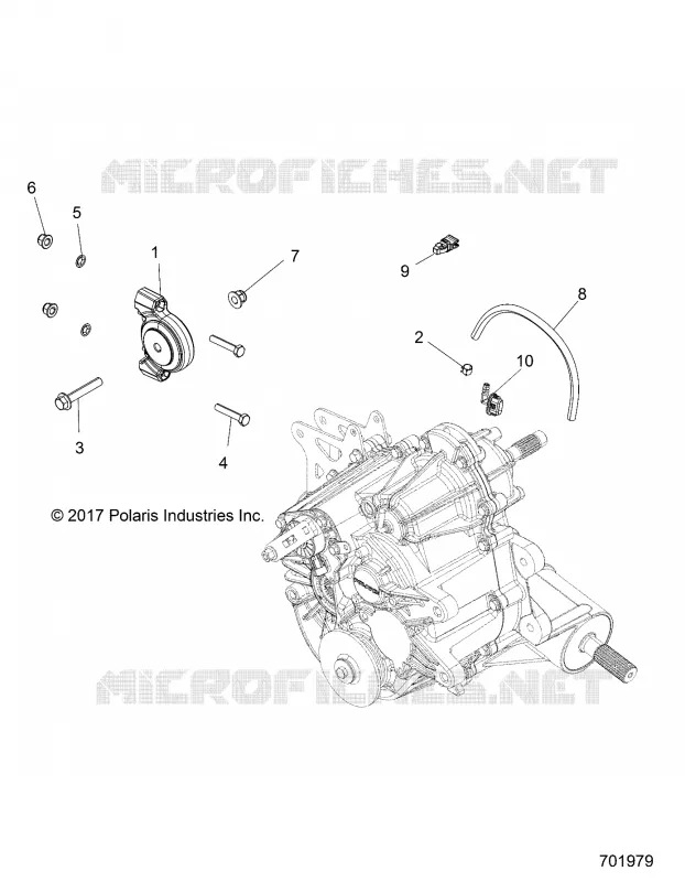 DRIVE TRAIN, MAIN SUPPORT PONT