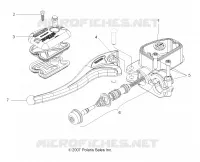 FREIN AVANT FREIN LEVER and LH MAITRE CYLINDRE