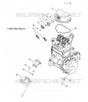MOTEUR, SUPPORT CORPS DE PAPILLON