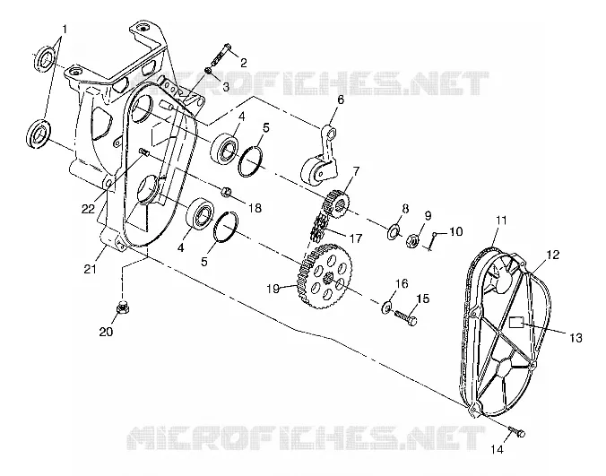 CARTER DE CHAINEE 500 RMK 0982964 AND EUROPEAN 500 RMK E982964 (4942634263B008)