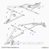 SUSPENSION AVANT CONTROL ARMS