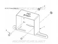 SUPPORT PLAQUE D'IMMATRICULATION, UTILITY W/MARCHE ARRIERE LAMP