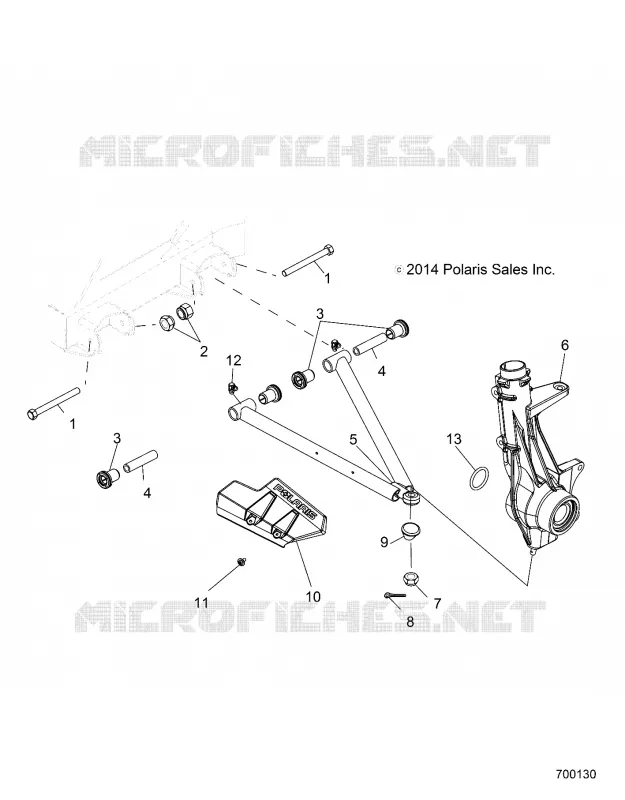 SUSPENSION, A-ARM and SUPPORT MOUNTING