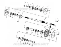 ARBRE DE TRANSMISSION INTERMEDIAIRE 6X6 400L